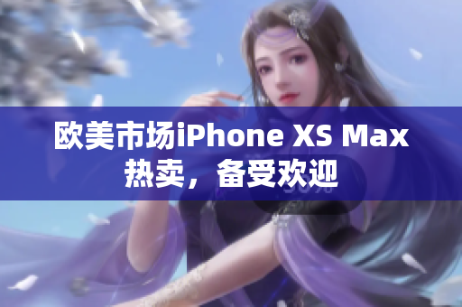 歐美市場iPhone XS Max熱賣，備受歡迎