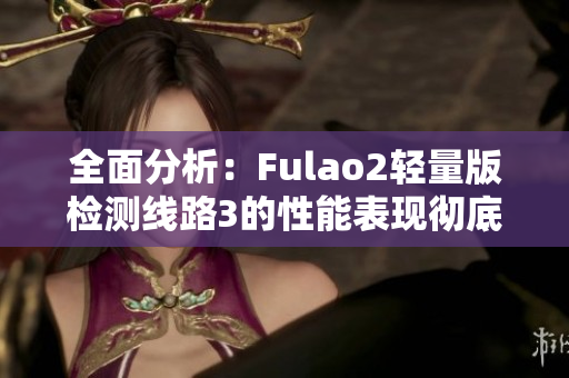 全面分析：Fulao2輕量版檢測(cè)線路3的性能表現(xiàn)徹底解析