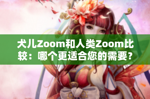 犬兒Zoom和人類Zoom比較：哪個更適合您的需要？