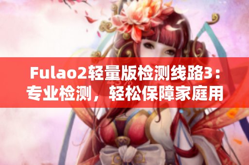 Fulao2輕量版檢測線路3：專業(yè)檢測，輕松保障家庭用品安全