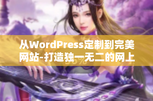 從WordPress定制到完美網(wǎng)站-打造獨一無二的網(wǎng)上樂園